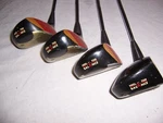 Vintage Ping KARSTEN-1 Heel-toe Balance Wood Drivers 1-3-4-5 Laminated Usa. Fixed Price $85.00.