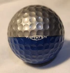 Silver And Dark Blue Karsten Ping Promotional Golf Ball(rare #1 Same Ball). Fixed Price $325.00.