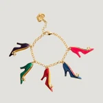 Butler And Wilson Enamel Stiletto Shoe High Heel Charm Bracelet New. Fixed Price $51.72.