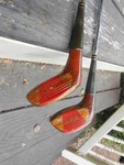 H&b Powerbilt 1 Wood Driver Thoroughbred 4 Persimmon Lamkin Grips. Fixed Price $21.99.