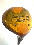 Vintage Macgregor Tourney Mt 4 Wood Persimmon Head Steel Shaft Rh Golf Club. Fixed Price $15.00.