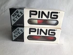Ping Eye 2 Karsten Merry Christmas Pack Of 3 Red & White Golf Ball Lot. Fixed Price $45.00.