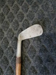 Hickory Shaft Golf Club Spalding Gold Medal Dysart Fife Mashie H176. Fixed Price $39.97.