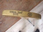 Wilson Staff 8855 Brass Blade 2-WAY Putter Golf Club 34" "beauty". Fixed Price $29.00.