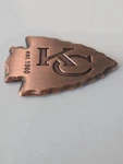 Arrowhead Kc Chiefs Golf Ball Marker-. Fixed Price $19.95.