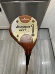 Vintage Macgregor 1 Oil Hardened 693T Persimmon Driver W/ Steel Shaft, 43.5 Rh. Fixed Price $59.98.