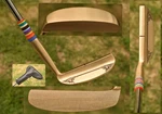 Stunning Gold Custom Prototype Blade Putter Napa 8802 Milled Ornate Bb&f 34". Fixed Price $134.96.