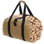 Firewood Log Carrier Waxed Canvas Outdoor Tote Bags Camping With Strap. Fixed Price $15.58.