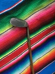 Antique Hickory Wood Shaft Pga Custom Made Kroflite Niblick Offset Golf Club. Fixed Price $44.00.