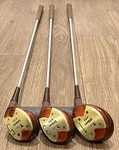 Wilson 4150 Strata-bloc Golf Club Set Of Woods 1, 3, Lite Steel Flex Rh. Fixed Price $79.99.