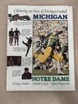 Michigan Notre Dame Football Program 1979 100 Yrs Vintage. Fixed Price $14.99.