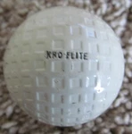 Slightly Used Spalding Kro-flite Mesh Golf Ball Repainted. Fixed Price $35.00.