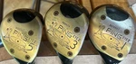 Vintage Ping Eye 2 Woods Set 1,3,5 Rh Original Metal Shafts And Grips. Fixed Price $45.00.