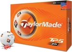 Taylormade TP5 One Dozen Golf Balls White Black Orange Adult 12 Pack. Fixed Price $97.99.