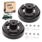 Golf Cart Brake Drum/hub Assembly (electric) For Ezgo Txt Black 2-PACK. Fixed Price $86.95.
