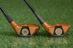 Vintage George Wright Fancy Face Persimmon Woods, Driver + Brassie, Left Handed!. Fixed Price $125.00.