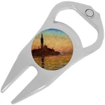 Monet Dusk Venice Golf Ball Marker Divot Repair Tool Bottle Opener. Fixed Price $15.88.