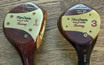 Macgregor Persimmon Eye-o-matic Tourney Custom Driver & 3 Wood. Fixed Price $199.00.