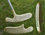 Rare Custom Gold Titleist Bullseye Putter Rh Lh 35.25" / Engraved Azalea Insert. Fixed Price $143.96.