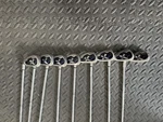 Callaway X-18 Iron Set Clubs Steel Shaft Silver Golf Pride Grips Dynamic Gold. Fixed Price $165.00.