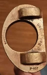 Rare Ben Hogan Macdougall P-107 Brass 35" Putter. Fixed Price $80.00.