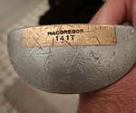 Vintage Macgregor 141T Falcon Mallett Head Putter, Tru-glass Shaft, Rh.. Fixed Price $55.00.