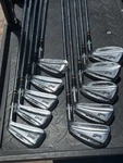 Wilson Staff Fluid Feel Irons Red Button Golf Clubs 2-SW Stiff Flex Rh. Fixed Price $174.95.