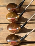Macgregor Tourney M43 Persimmon Woods 1,2,3,4, Stiff. Fixed Price $125.00.