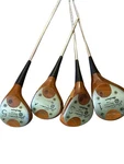Vintage Macgregor Jack Nicklaus Muirfield Oil Hardened Rh Persimmon Wood 1,3-5. Fixed Price $135.00.