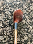Antique Hickory Wood Shaft Wright & Ditson Large Head Brassie Golf Club D3 11*. Fixed Price $159.00.
