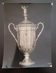 1921 Us Open Golf Trophy Photo Columbia Country Club Jim Barnes Original Nea 8X6. Fixed Price $222.00.