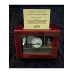 Arnold Palmer Signed Golf Ball Autographed W/ Display Case & Coa Authentic Rare. Fixed Price $439.75.