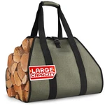 Water-resistant Firewood Carrier Bag 39.4"X18.5" Waxed Canvas Log For. Fixed Price $22.00.