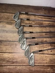 Wilson Ultra System 45 Black Dot Iron Set Of 7 Rh Steel Shaft Made In Usa. Fixed Price $60.00.