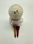 Antique Vintage Dimpled Golf Ball Spalding Kro-flite Plus 2 Tees. Fixed Price $24.95.