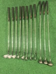 Vintage Golf Club Set New Wilson Powersole 3-9 Irons, Pw & 1, 3, 5 Woods Nos. Fixed Price $145.00.