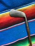 Antique Hickory Wood Shaft Kroydon J8 Mid Iron Golf Club. Fixed Price $39.00.