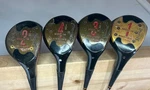 Spalding Top-flite Model 14 Vintage Wood Set Of Hydrosealed Persimmon Rh. Fixed Price $101.15.