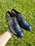 1960S Footjoy 5579X Black Alligator Exotic Saddle Shoes Dress Oxford Men's. Fixed Price $179.99.