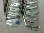 Vintage Macgregor Tourney MT2 CF4000 2-11 Iron Set Pro-pel #2 Stiff Steel Men Rh. Fixed Price $79.95.