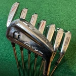 Vintage Ben Hogan Apex Ii Iron Set 3-E Black Cameo Flex Steel Rh Clubs. Fixed Price $154.00.