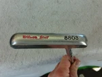 Nice Wilson Staff 8803 Dual Face Putter 35.5" Fluted Steel Leather Men. Fixed Price $129.95.