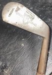 Antique James Brine Muscle Back Hickory Wood Shaft Golf Club Mid Iron Rh 39. Fixed Price $79.49.