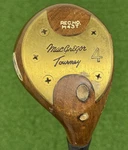 Macgregor Golf Tourney Mt M43T Persimmon (4) Fairway Wood Right Steel Stiff Flex. Fixed Price $39.99.
