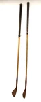 Vintage Spalding Kro-flite Hucknall Special Right Handed Wood Shaft Golf Clubs. Fixed Price $132.00.