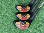 Spalding Top Flite Model 86 Persimmon Driver, 3W, 4W Rh Medium Shafts. Fixed Price $39.00.