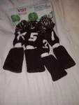 Voit Acrylic Knit Golf Club Head Covers New Old Stock Set Of 4. Fixed Price $27.00.