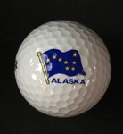 Wilson Ultra Alaska State Flag Collectible Golf Ball. Fixed Price $8.00.