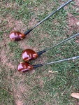 H&b Beautiful Persimmon Citation Driver #1 Wood, #3, #5 Regular Flex Steel Shaft. Fixed Price $39.00.