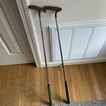 Two Vintage Putters Acushnet Bullseye + Hogan P127 Right Handed. Fixed Price $24.99.